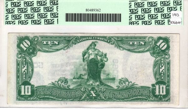 $10 1902 Plain Back The First National Bank of Port Jefferson, NY CH# 5068