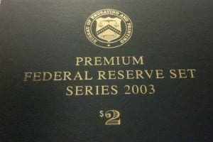 Fr.1937 A-L* $2 2003 12 Note Premium Federal Reserve District Set Serial # 00000782*