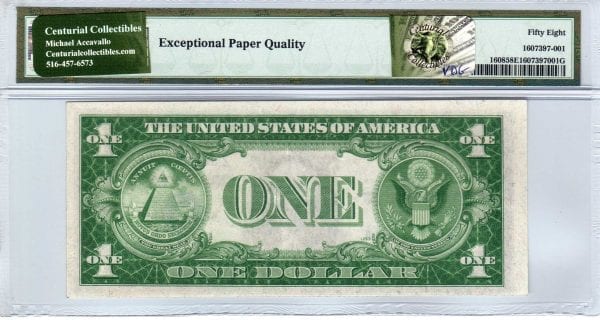 Fr.1608 $1 1935 A Z-A Block PMG Choice About Uncirculated 58 EPQ